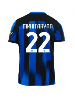 Inter Milan Henrikh Mkhitaryan #22 Replika Hemmakläder 2023-24 Kortärmad